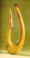 Maori carved fish hook