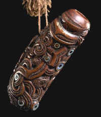 Maori nose flute